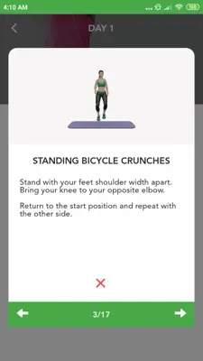 Belly Fat Challenge android App screenshot 1